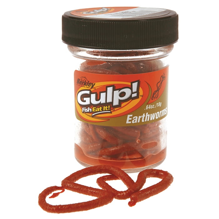 Gulp Earthworm red