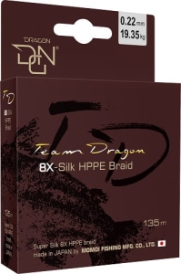 Team Dragon 8X Slik HPPE 0.22mm 19,35kg Fluo