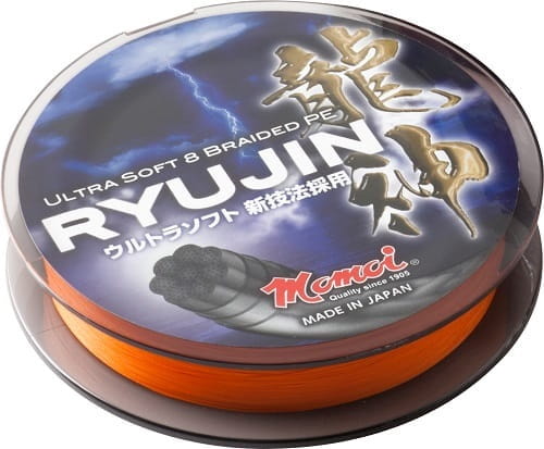 Plecionka MOMOI Ryujin 300 m 0.12 mm 10kg Pomarańc.jpg