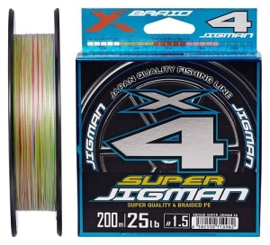 YGK X-Braid Super Jigman X4 200m #0.6/0.128mm 4.9k