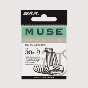 Haczyki offsetowe BKK Muse rozm. 2 - op. 9szt