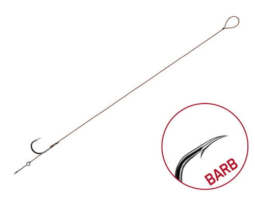 Przypon Delphin FLR Sting 12cm 0,10mm #10 6szt 4396804.jpg