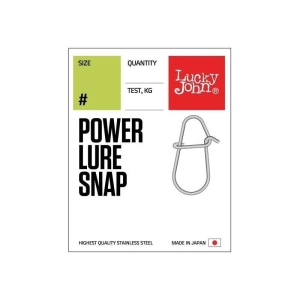 Agrafka Lucky John Power Lure Snap 32kg 7szt #002