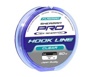Flagman Sherman Pro Hook Line 50m 0,195mm