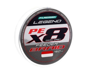 Flagman Legend Feeder Braid X8 D.Grey 150m 0.12mm