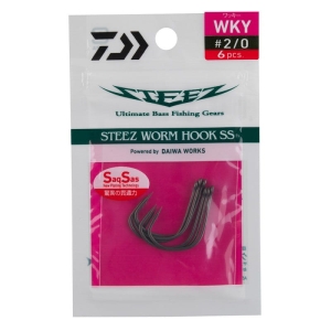 Haczyki Daiwa Steez Worm Hook SS WKY #2/0