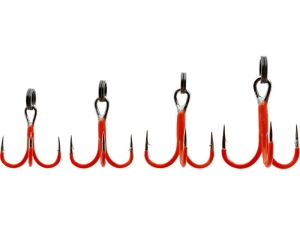 Kotwice Rigged Trout Treble Hooks #10 4szt UV Or