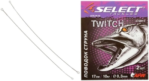 Select Przypon Strunowy #1 17cm 10kg Twitch 2szt.