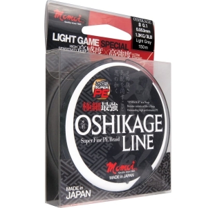 Plecionka MOMOI Oshikage 0.105mm/3.6kg 150m Grey