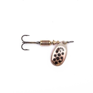 Mepps AGLIA DECOREES miedziana/czarne kropki 4/9g