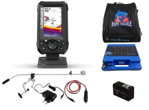Echosonda Lowrance Eagle 4x Bullet ZESTAW Cover Black