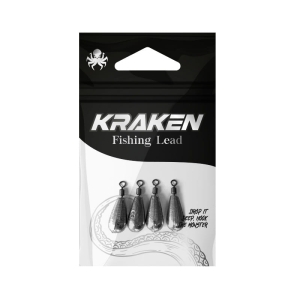 Kraken Ciężarek Łezka z Krętlikiem 14g 4szt