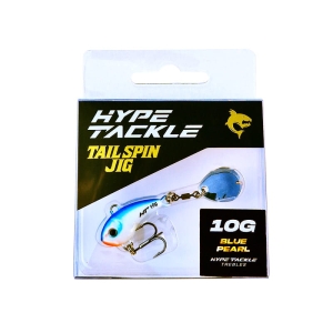 Hype Tackle Wirujący Ogonek Tail Spin Jig Blue Pearl 10g 1szt