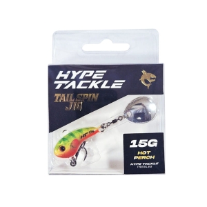 Hype Tackle Wirujący Ogonek Tail Spin Jig  Hot Perch 15g 1szt