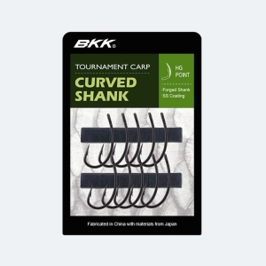 Haczyki Karpiowe BKK Curved Shank | #6 | 10 szt.