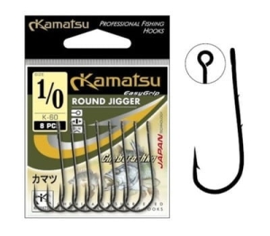 Haczyki KAMATSU CZEBURASHKA Round Forged #1 8szt