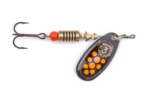 Mepps BLACK FURY czarny/czerwone/orange 2/4,5g