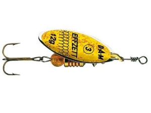 Obrotówka DAM Effzett Predator Yellow Glitter nr 2/7g