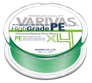 Varivas High Grade PE X4 FLASH GREEN 150M #1.0