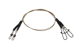 COATED CORE49 SPIN LEADER M 6 30cm 16kg 2szt