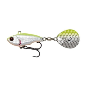 SG FAT TAIL SPIN 8cm 24g Lemon Back Flash