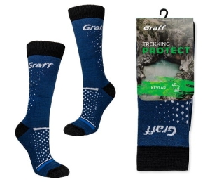 Graff Skarpetki Merino Trekking Protect Roz 47-49