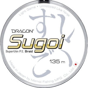 Plecionka Dragon Sugoi 0.061mm 4,82kg Biała