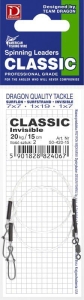 Przypon DRAGON Invisible Fluorocarbon 20kg 30cm