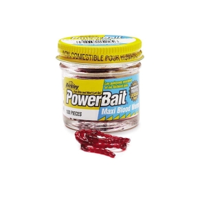 Guma Berkley Powerbait Maxi Blood Worm 100szt