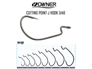 Haczyki Owner 5140 J-Hook 2/0 6szt