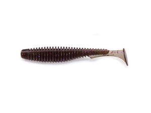 FishUP U-Shad 6,2cm #050 Green Pumpkin Brown Red Purple 9szt